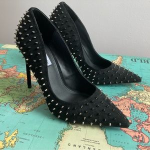 Steve Madden Studded Black Vala Heels